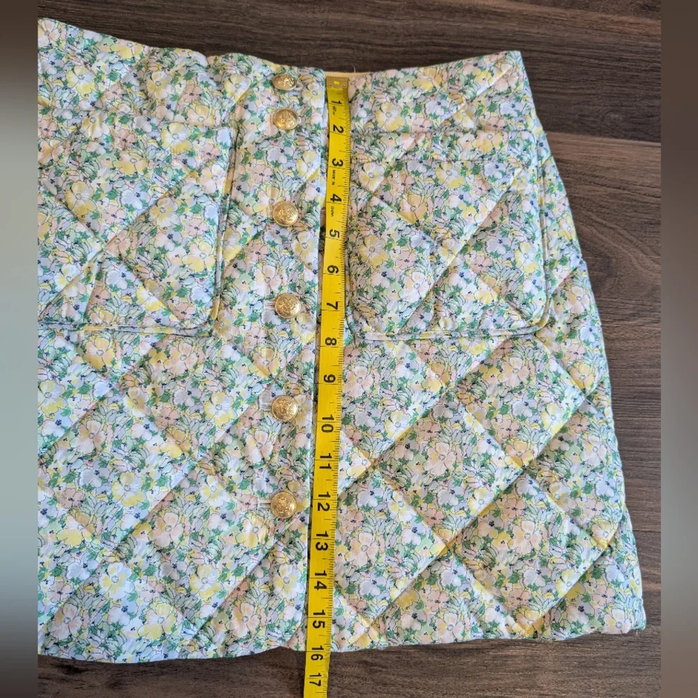 J. Crew Quilt Liberty Fabric Skirt